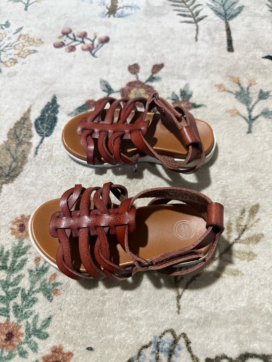 wonder nation Other - Wonder nation Kids Brown Leather Strappy Sandals size 6